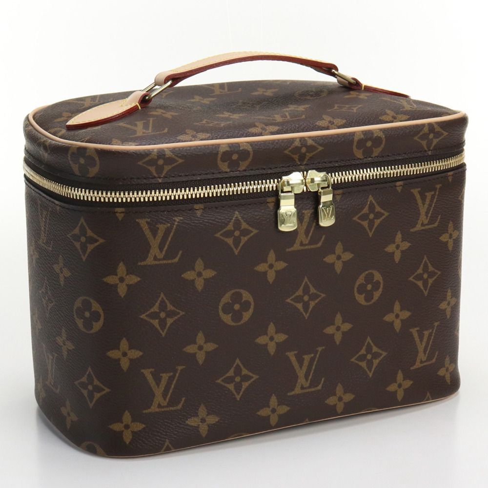 Louis Vuitton Vanity BB Monogram Handbag Brown